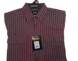 BISLEY SEERSUCKER SHORT SLEEVE SHIRT Plus King Size Work Cotton Blend Check - BS2770_CBKR (BKR) - L