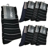 9 Pairs COTTON BUSINESS SOCKS Mens Dress Crew Plain Work Casual  BULK - Assorted Pack - 6-11