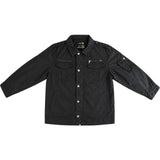 King Mens Plus Size Jacket 100% Cotton Extra Big Tall Winter Coat - Black