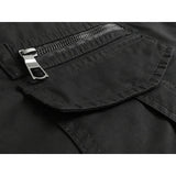 King Mens Plus Size Jacket 100% Cotton Extra Big Tall Winter Coat - Black