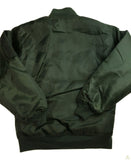 Plus Size Quilted Jacket Zip Up Classic Padded Flight Flying Winter Big & Tall - Bottle Green - Bottle Green - 6XL