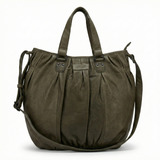 Premium Womens Leather Shoulder Bag Messenger Satchel Handbag Purse ITWB02 - Grey In Australia - Darrahopens