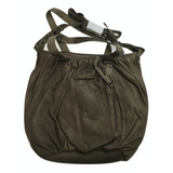 Premium Womens Leather Shoulder Bag Messenger Satchel Handbag Purse ITWB02 - Grey