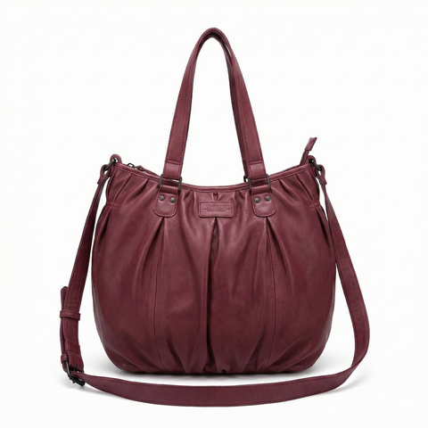 Premium Womens Leather Shoulder Bag Messenger Satchel Handbag Purse ITWB02 - Pink In Australia - Darrahopens