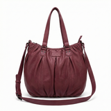 Premium Womens Leather Shoulder Bag Messenger Satchel Handbag Purse ITWB02 - Pink In Australia - Darrahopens