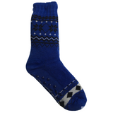 1 Pair Mens Non Slip Thick Fur Warm Winter Bed Socks Thermal Warm Cushion - One Size