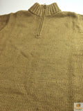 Mens Knit Jumper Pullover Sweater Knitted Casual Stretch Warm Winter  - Half Zip Maize 17 (KW14) - M