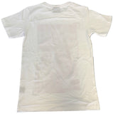 100% Cotton T-Shirt with Print Design Slim Fit Basic Tee Top XS-XXL - White - L