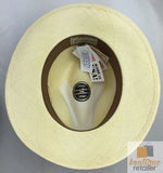 Ecuadorian Brisa Grade 8 Panama STRAW HAT Fedora Trilby MADE IN USA K10