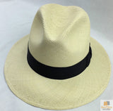 Ecuadorian Brisa Grade 8 Panama STRAW HAT Fedora Trilby MADE IN USA K10