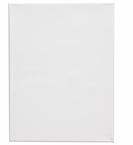 Premium Artist Stretched Blank Canvas Cotton Deep Edge Oil Acrylic 12 x 16"