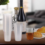 3200x 7oz (210ml) Premium Plastic Clear Cups Extra Strong PET BPA Free In Australia - Darrahopens