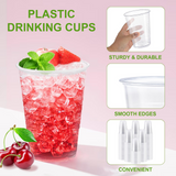 1200x 9oz (266ml) Premium Plastic Clear Cups Extra Strong PET BPA Free In Australia - Darrahopens