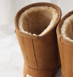 Australian Sheepskin Merino Wool UGG 3/4 Boots Moccasins Slippers Shoes Classic - Chestnut
