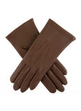 Dents Womens Emma Three-Point Leather Gloves - Chestnut In Australia - Darrahopens
