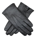 Dents Mens Genuine Full Grain Leather Gloves 3 Point Stitch Fleece Lined Warm Winter in Black In Australia - Darrahopens