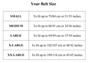Double Keeper Leather Dress Belt in Black
