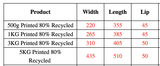 Enviro Recycled Courier Satchels Poly Mailer Bag Accredited Self Sealing Shipping - 5kg (510x435x50mm)