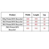 Enviro Recycled Courier Satchels Poly Mailer Bag Accredited Self Sealing Shipping - 5kg (510x435x50mm)