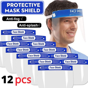 12x Safety Full Face Shield Clear Glasses Anti-Fog Eye Protector Shop Dental