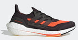 Adidas Mens Ultraboost 21 Running Sneakers Runners Shoes - Black/Orange In Australia - Darrahopens