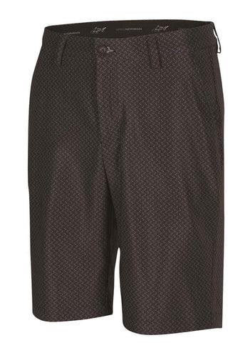 Greg Norman ML75 Microlux Hybrid Flag Shorts Golf Golfing - Black