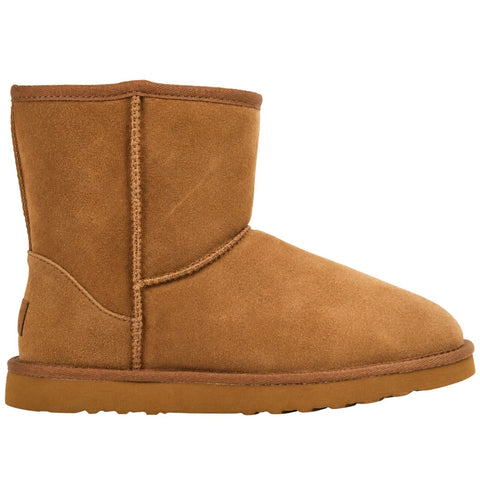 Jackaroo Mens UGG Boots Genuine Sheepskin Suede Leather Short Winter - Chestnut