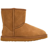 Jackaroo Mens UGG Boots Genuine Sheepskin Suede Leather Short Winter - Chestnut In Australia - Darrahopens