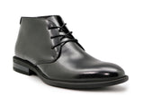 Massa Mens Hugo Desert Boot Shoes Leather Chukka Dress Formal - Black In Australia - Darrahopens