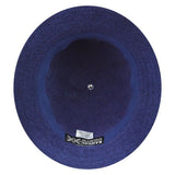 KANGOL Bermuda Casual Bucket Hat Terry Towelling Cap - Navy