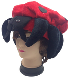 LADYBUG HAT Animal Novelty Cap Party Wear Fancy Dress Costume Accessory