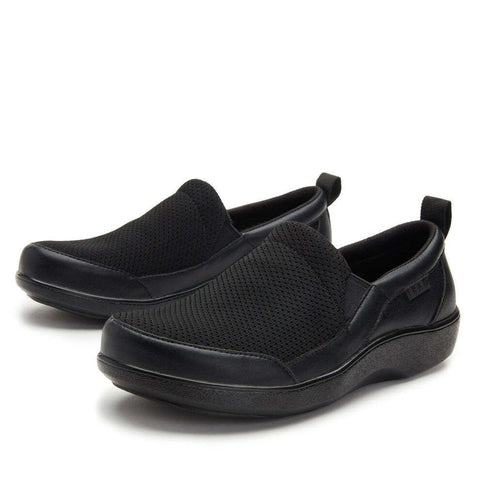 Alegria TRAQ Melodiq Loafer Slip On Shoe Sneaker - Black Out In Australia - Darrahopens