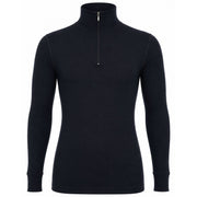 Darrahopens Fashion > Men's Fashion > Men's Underwear & Socks Merino Skins 100% Merino Wool Thermal Top Half Zip Long Sleeve Unisex - Black In Australia - Darrahopens