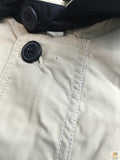 Mens Plus Size Jacket Big & Tall Blazer Zip Up Coat Bomber Military Style - Oyster - 5XL