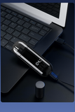 Handheld Portable Nose Hair Trimmer Rechargeable USB-C Clipper Shaver in Black