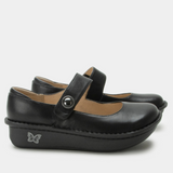 ALEGRIA Paloma Nursing Shoes Slip On Womens Work Working Hospitality - Black Nappa