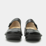 ALEGRIA Paloma Nursing Shoes Slip On Womens Work Working Hospitality - Black Nappa