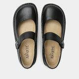 ALEGRIA Paloma Nursing Shoes Slip On Womens Work Working Hospitality - Black Nappa