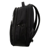 30L Pierre Cardin Large Backpack Bag w Laptop Sleeve Travel Luggage RFID - Black