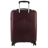Pierre Cardin 53cm Cabin Hard-Shell Suitcase Travel Luggage Bag - Burgundy