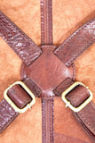 2x Pierre Cardin Professional Leather Apron Butcher Woodwork  Barber - Chestnut
