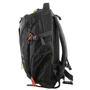 Pierre Cardin Mens Nylon Travel & Sport Medium Backpack Bag in Grey/Black