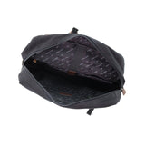 POLICE Messenger Backpack Bag with Laptop Computer Sleeve in Black
