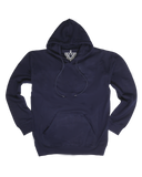 Adult Mens 100% Cotton Fleece Hoodie Jumper Pullover Sweater Warm Sweatshirt - Navy - XL