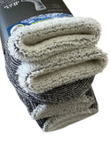 6 Pairs Heavy Duty Wool Blend Work Socks Extra Thick Cushion in Assorted Colours - 2-8