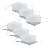 6x Tigerplast Fabric Face Mask Washable Reusable Mask Protect Cover - White