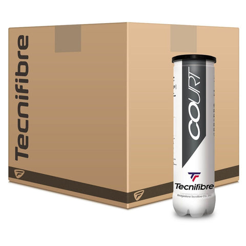18 Cans of 4 Tecnifibre Court Tournament Tennis 72 Balls Bulk Box - ITF & USTA Approved In Australia - Darrahopens