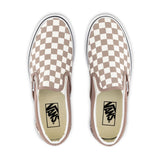 Vans Classic Slip On Canvas Sneaker Shoes Chess Check - Etherea/True White In Australia - Darrahopens