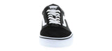 Vans Mens Ward Suede Canvas Sneakers Shoes - Black/White