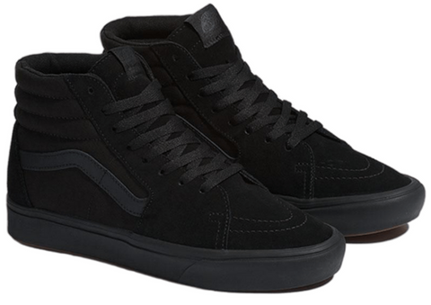 Vans Mens High Top Comfy Cush Sk8-Hi Shoes Boots Sneakers Casual - Black/Black In Australia - Darrahopens